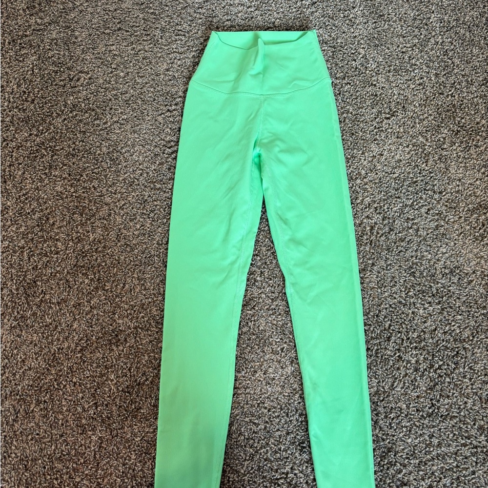 Women's Green High-Waisted Leggings